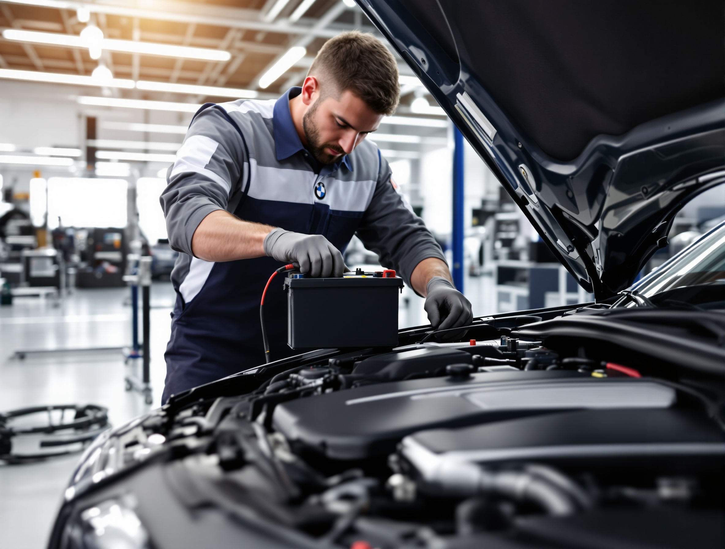 Установка и регистрация аккумулятора AKBMAX на Mercedes
